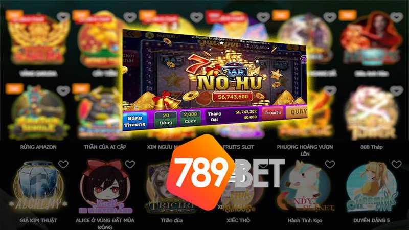 Slot game 789Bet được tích hợp trong game đổi thưởng