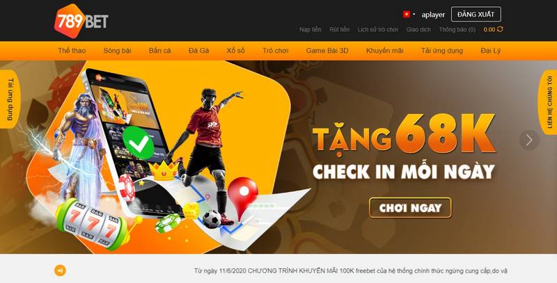 Người chơi sẽ được nhận được 68K khi check in mỗi ngày